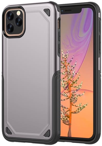 Extra Beschermend Armor Hoesje geschikt voor iPhone 12 Pro Max - Schokbestendig beschermhoesje geschikt voor iPhone 12 Pro Max - Stootvast met TPU en Polycarbonaat - Backcover case met hard back geschikt voor Apple iPhone 12 Pro Max 6.7 inch