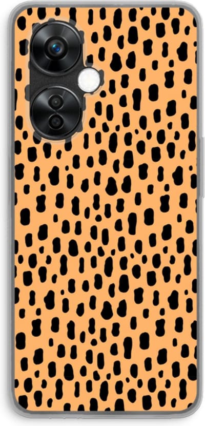 Case Company® - Hoesje geschikt voor OnePlus Nord CE 3 Lite hoesje - Panter - Soft Cover Telefoonhoesje - Bescherming aan alle Kanten en Schermrand
