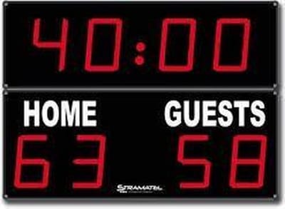 Taktisport Scorebord Voetbal FRC - Scorebord - Digtiaal - Met afstandbediening