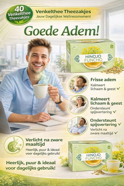 40 Venkelthee theezakjes – Kalmeert lichaam & geest, ondersteunt spijsvertering, vermindert opgeblazen gevoel. Heerlijk, puur & ideaal voor dagelijks wellnessmoment!”