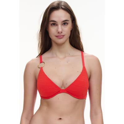 Chantelle Eclipse - niet-voorgevormde bikinitop - maat 80B - amazon red - C16ZMA-A13