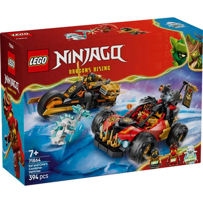 LEGO NINJAGO Kai en Cole's Combivoertuigen Speelgoed voor Kinderen Vanaf 7 Jaar 71864
