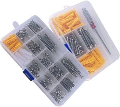 Expansieschroeven set - Bevestigingsmateriaal - Klusprojecten uitvoeren - Roestvrij staal - 1 Gram - Type 1