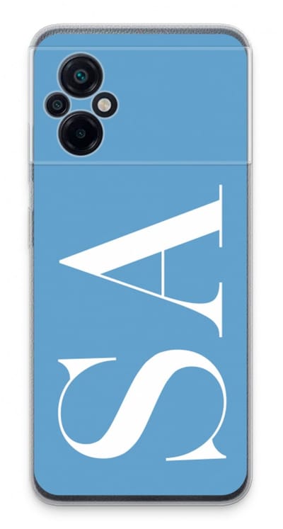 Gepersonaliseerd - Case Company® - Hoesje geschikt voor Xiaomi Poco M5 hoesje - Monogram N°2 - Soft Cover Telefoonhoesje - Bescherming aan alle Kanten en Schermrand