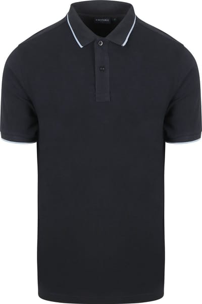 Suitable Respect Polo Tip Ferry Donkerblauw (navy) - Maat M - Heren - Polo shirt Heren met Korte mouw