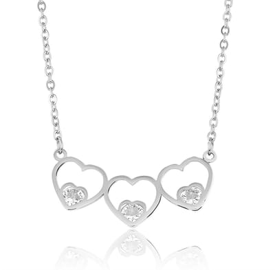 Montebello Ketting Branka - 316L Staal - Hart - 16 x 35 mm - 46cm