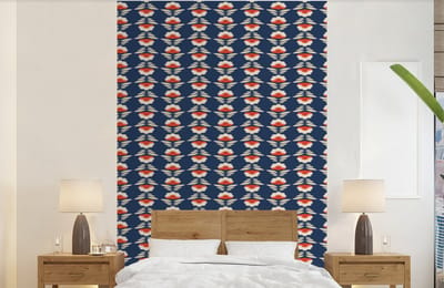 Behang - Fotobehang Patronen - Abstract - Bloemen - Breedte 140 cm x hoogte 220 cm