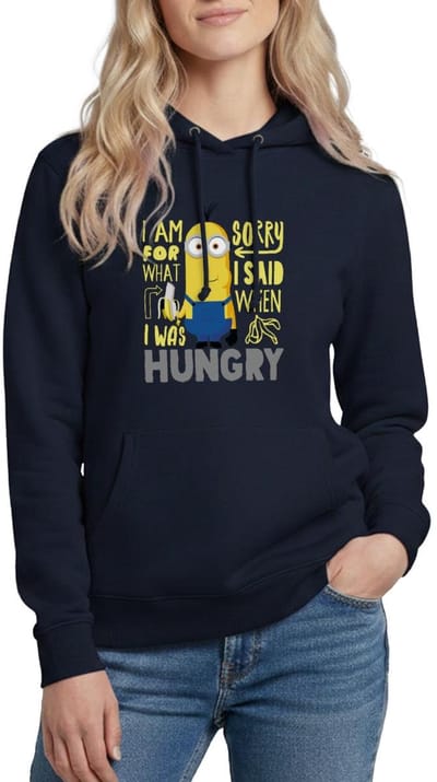Minions Kevin Honger Banaan Hoodie Dames
