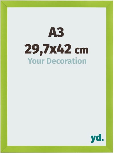 Your Decoration - Fotolijst A3 29,7x42 cm - MDF - Groen - Pisa