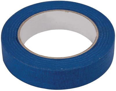 Sterke Afplaktape 24mm x 50m - Schoon Afscheurbaar - Voor Schilderen, Spuitwerk en Ambachten