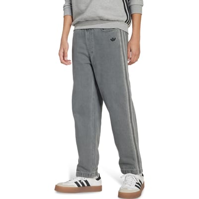 Adidas Firebird Broeken Kinder - Grijs - Maat 123 - 129 CM
