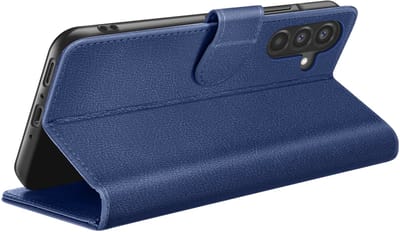 Zanae, Hoesje geschikt voor Galaxy A56 / A36 - Wallet Case & Magneetsluiting, Nachtblauw