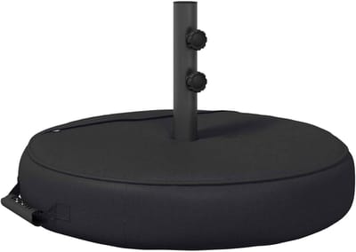 vidaXL - Terras - Parasolvoet - 53 - x - 53 - x - 40 - cm - Staal - Zwart