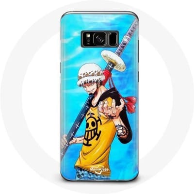 Coque pour Samsung Galaxy S8 plus One Piece Manga Trafalgar Law epée