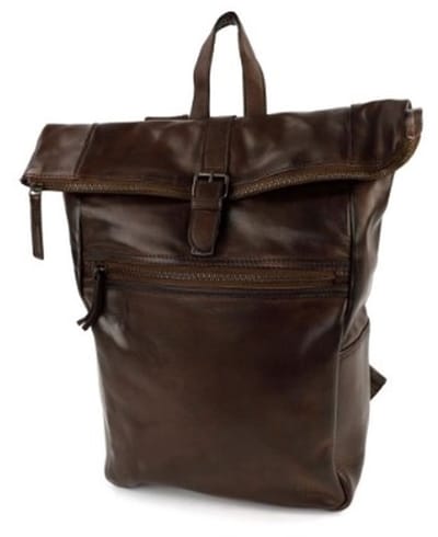Bear Design Rick Rolltop Laptop Rugzak - Rugtas - 13 inch - Bruin
