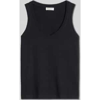 regular fit top van puur katoen