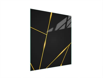 TMK ArtDeko - Snijplank Glas - 45x52 cm - Zwart - Hartglas