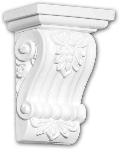 Console 119012 Profhome Sierelement Ionische stijl wit
