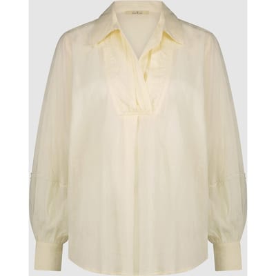 Circle of Trust Luna Blouse Poached Egg Maat: S | Longsleeves Outlet | Dames | Beige