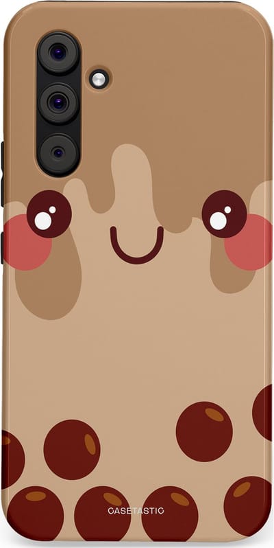Casetastic Hoesje Geschikt voor Samsung A54 (5G) - Stijlvolle Beschermende Duo-layer Case - Smeltende choco bolletjes