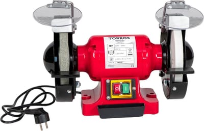 Dubbele slijpmachine dia. 200 mm 2850 tpm 450 W 230V inclusief twee slijpstenen Torros TOU200