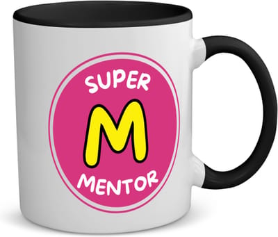Akyol - super mentor koffiemok - theemok - zwart - Mentor - een mentor - school - verjaardagscadeau - afscheidscadeau - kado - gift - geschenk - 350 ML inhoud