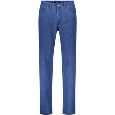 Gardeur Jeans Reza Full Cotton Natural Stretch Linnen Look Denim Stone Blue Used / male