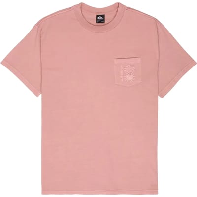Quiksilver Oxni Washed T-shirt Met Korte Mouwen Roze S Man
