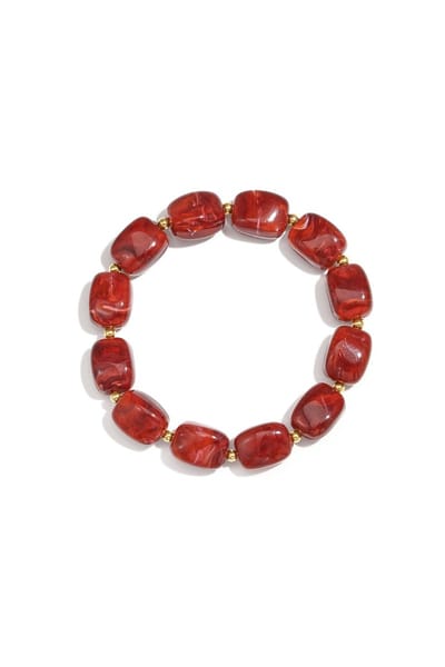 Acryl kralen armband - Retro - Classic - Dames sieraden - Verkleurt niet - Cadeau - Goudlief.nl