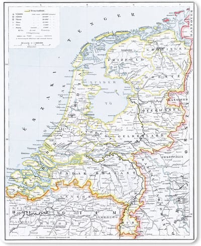 Muismat Kaart Nederland - Kaart van Nederland muismat rubber - 19x23 cm - Muismat met foto