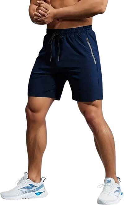 Bovista Tennisbroek Heren - Tennisshort - Tenniskleding - Padelbroek - Padel - Gym - Short - Marineblauw - Maat S