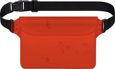 Somstyle Heuptasje Waterdicht Oranje - Fanny Pack Heren & Dames - Outdoor, Vakantie, Travel & Festival