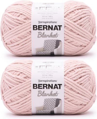 Super Bulky Acrylic Yarn - Thick Chenille for Knitting and Crochet - Perfect for Blankets and Home Decor - 2pcs 300g