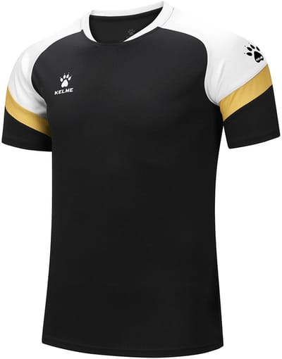 Kelme Football T-shirt Met Korte Mouwen Zwart XS Man