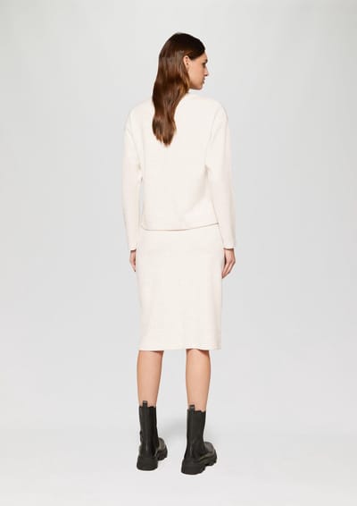 s.Oliver - female - Zachte midirok van sweatstof