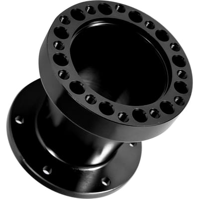 3 inch Universele Auto Stuurwielnaaf Aluminium Spacer Stuurwielnaaf Adapter Kit (Zwart) zwart