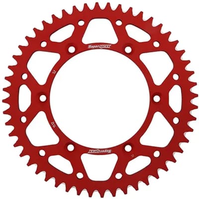 Aluminium motorfiets tandwieltje Supersprox RAL-1512:52