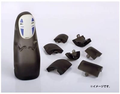 Ghibli - Spirited Away - 3 D puzzel 10 delig - No Face - Faceless - Kaonashi - Figuurtje - 8 cm