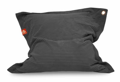 Whoober St. Tropez – Rechthoek Zitzak – Antraciet dik ribfluweel – Comfortabel & Duurzaam
