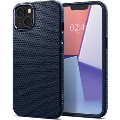 Spigen Liquid Air Apple iPhone 13 Hoesje Flexibele Back Cover Blauw