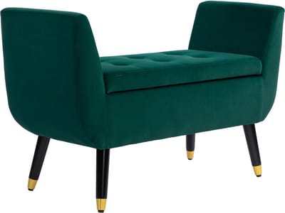 HOMCOM-Sitzbank-Polyester, Schaumstoff-107B x 42T x 65H cm-Grün