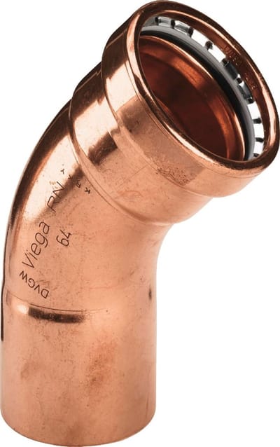 Viega Profipress Fitting met 2 aansluitingen