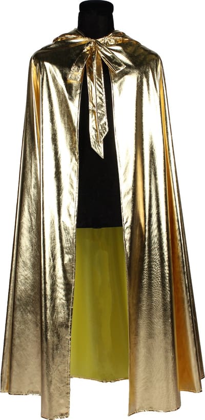 Venetiaanse Cape - Luxe - Met Capuchon - Goud - One Size