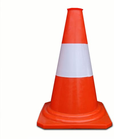 HL Verkeerskegel Pion Pionnen - 30 cm - PVC - 3 stuks