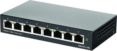 Netwerk Switch - 8 Poorten Internet Splitter - Ethernet - VLAN Support - Voor Internetkabel