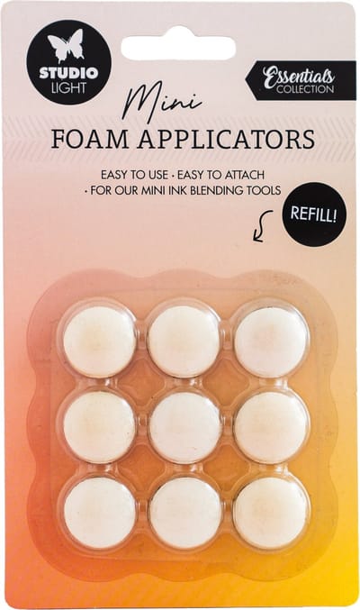 Studio Light Essentials Ink Blending Tool Replacement Foam Pads 20mm 9stuks