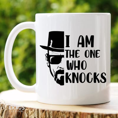 I am the one who knocks mok - Breaking bad - Better call saul - Koffiemok - Grappige cadeaus - Cadeau voor man - Kado man - Kado vrouw - Valentijn cadeautje voor hem - Mokken en bekers - Verjaardag cadeau - Koffiekopjes - Mok met tekst