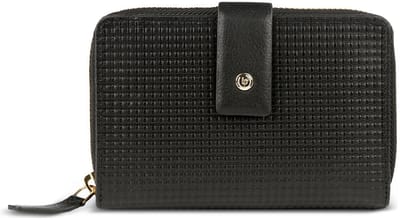 bugatti portemonnee Noemi Lady Zip Around Wallet Black zwart