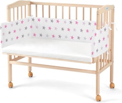 Waldin co sleeper/wieg 2 in1 met bedomrander
