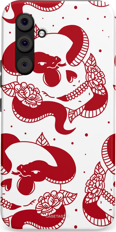 Casetastic Hoesje Geschikt voor Samsung A54 (5G) - Stijlvolle Beschermende Duo-layer Case - Beet van de nacht
